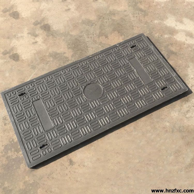 長(zhǎng)方形灰色樹(shù)脂電力井蓋